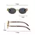 Óculos de Sol Oval Feminino 2024 - Design de Luxo e Estilo Vintage | Lentes de Alta Qualidade | Perfeito para Looks Modernos e Clássicos na internet