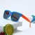 Óculos de Sol Dobráveis Infantil - Proteção UV400, Design Quadrado e Colorido para Meninos e Meninas. na internet