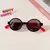Óculos de Sol Infantil - Modelo Redondo com Proteção UV400 | Design Bonito e Confortável para Bebês e Crianças | Perfeito para Atividades ao Ar Livre - Sunset Por do Sol