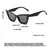 Óculos de Sol Quadrado Vintage - Design Retrô | Estilo Olho de Gato e Retangular | Perfeito para Looks Clássicos e Modernos - Sunset Por do Sol