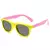 Óculos de Sol Infantil Clássico - Modelo em Silicone e TR90 com Proteção UV400 | Design Confortável e Seguro para Meninos e Meninas | Perfeito para Proteção Solar - Sunset Por do Sol