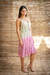 Vestido Curto Brilho - Duo Color
