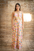 Vestido Longo Flores - malha Lurex na internet
