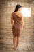 Vestido Curto de malha Lurex