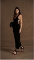 Vestido BFly Mídi Tricô com Fivelas