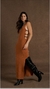 Vestido BFly Mídi Tricô com Fivelas - comprar online