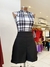 Cropped Flora Xadrez - comprar online
