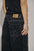 C01CAL02 - CALÇA OVERSIZED BLACK DENIM STONE