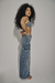 C01TOP03B - TOP BIKINI BLUE DENIM STONE TINTED na internet