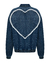 D01JAQ01 - JAQUETA BOMBER HEART BLUE DENIM STONE - loja online