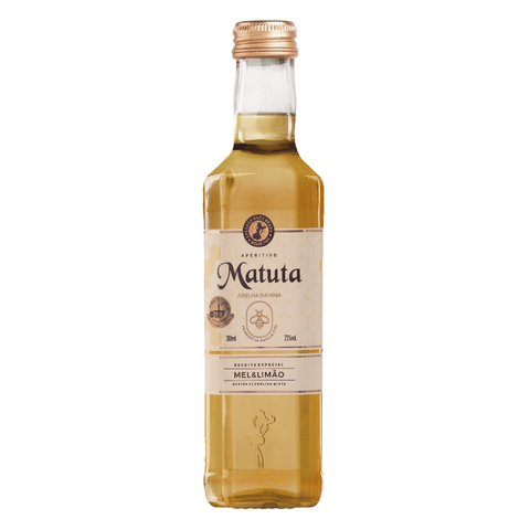 Cachaça Matuta Mel e Limão Abelha Rainha 300ml