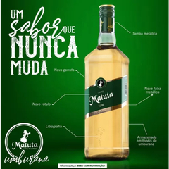 Cachaça Matuta Umburana 300ml - Empório Teixeira