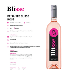 Vinho Frisante Blisse Rosé Suave Rio Sol Garrafa 750ml - comprar online