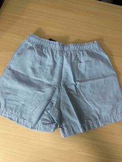 Shorts em linho AZUL BEBÊ - comprar online