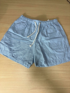 Shorts em linho AZUL BEBÊ