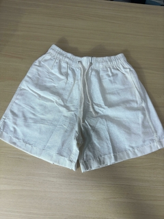 Shorts Em Linho BRANCO - comprar online