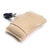 Strap Belt Puffy Pouch, Beige