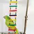 Imagem do Brinquedo para Pássaros Papagaio – Escadas Coloridas para Gaiola | Diversão, Estímulo e Conforto para Seu Amigo de Penas!