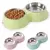 Tigelas Duplas para Animais de Estimação – Alimentador de Água e Comida para Cães e Gatos – Aço Inoxidável de Alta Qualidade ??? - comprar online
