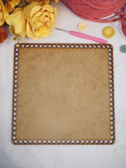 Base MDF Quadrada 25cm