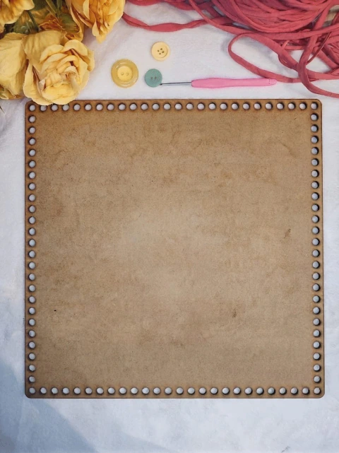 Base MDF Quadrada 35cm