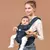 Brisa-Ergonomic Kid's Canguru Infantil Baby Carrier, Todas as Posições, Sling