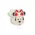 Berloque em prata 925 esmaltado com desenho da personagem Minnie Mouse com laço vermelho