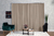 Cortina Microfibra com voil 2,80x2,80 Para Trilho Duplo