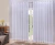 Cortina linho tecido 8,00x2,30 Para Varão Simples - Ludatex Casa