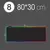 Mouse Pad preto com luz RGB 14 Modos de iluminação - loja online