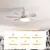 Imagem do Lâmpada LED Ventilador de Teto com Controle Remoto, Dimmer para Sala de Estar,
