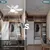 Lâmpada LED Ventilador de Teto com Controle Remoto, Dimmer para Sala de Estar, - loja online
