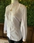 Camisa feminina Branca Estampada