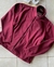 Casaco soft feminino Bordo