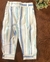 Bombacha infantil Aurora risca azul e verde