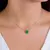 Colar Trevo verde