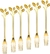 Set Tenedores para Picadas Gold - Bazar Online