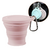 Vaso Termico Plegable Rosa - Bazar Online