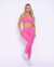 Conjunto Calça Legging Básica Light Rosa Pop candy + Top Lu - comprar online