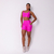 Conjunto Short Bolso Duplo Compressão Pink Filly + Top Lu - comprar online