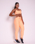 Conjunto Calça Legging Empina New Onça Fit Laranja + Top Lu na internet