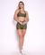 Conjunto Short Básico Cós Cruzado New Onça Fit Camuflagem + Top Jhully - comprar online