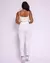 Conjunto Calça Básica Off White Valência + Top Bruna