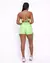 Conjunto Short Cross New Onça Fit Verde Lima + Top Paula - Sa Mundo Fitness