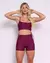 Conjunto Short Empina Ajuste Light Malbec + Top Bruna na internet