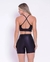 Conjunto Short Bolso Duplo Compressão Preto + Top Kelly na internet