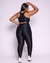 Conjunto Calça Legging Básica G Compressão Preto + Top Nadador - comprar online
