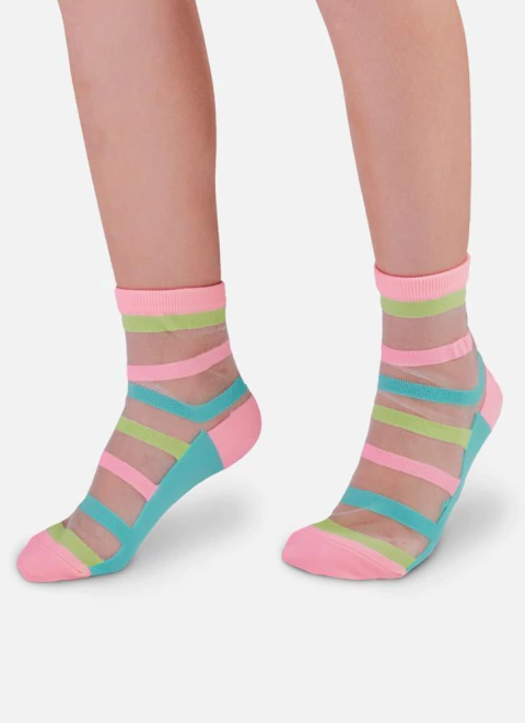 Meia Puket Infantil Transparente - comprar online