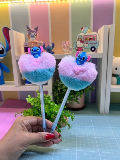 Caneta coração Stitch