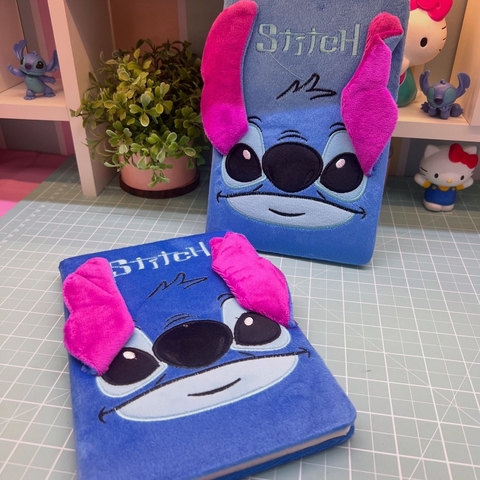Caderno felpudo 3D Stitch